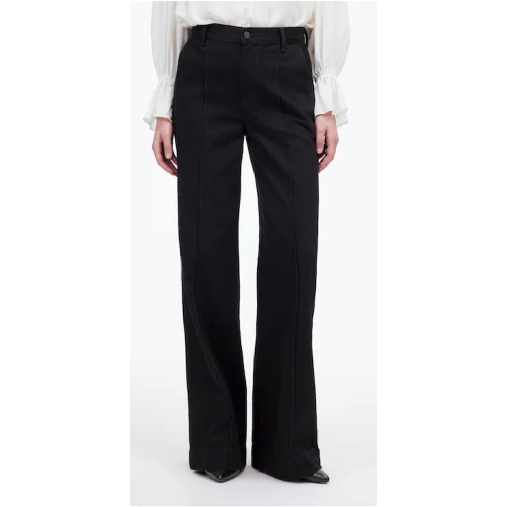 Madewell Black Wide-Leg High-Rise Jeans - Picture 5 of 7